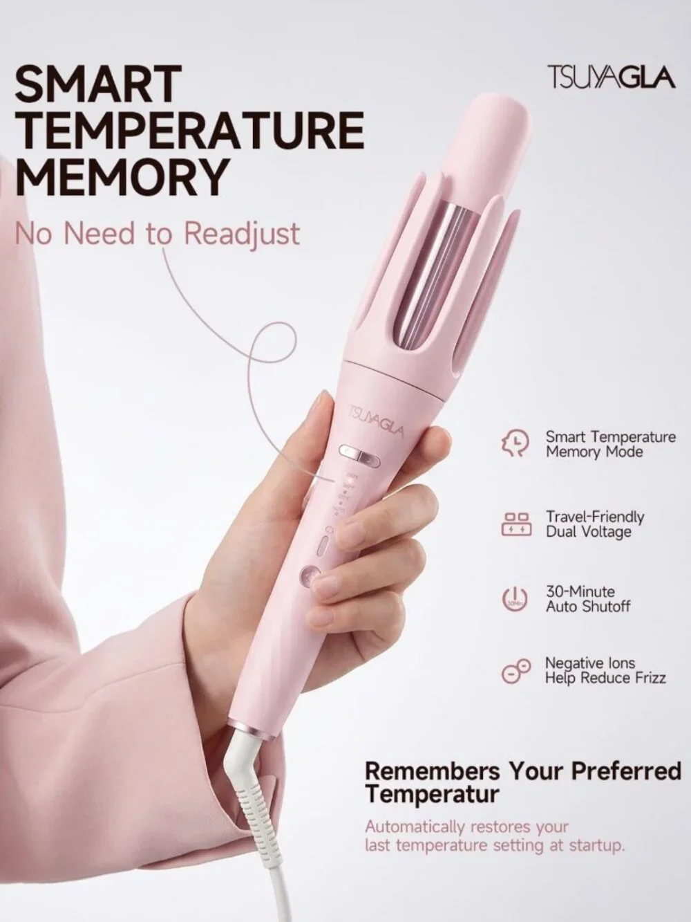 3-in-1 Automatic Curling Iron Set, Versatile Hair Curlers with Interchangeable